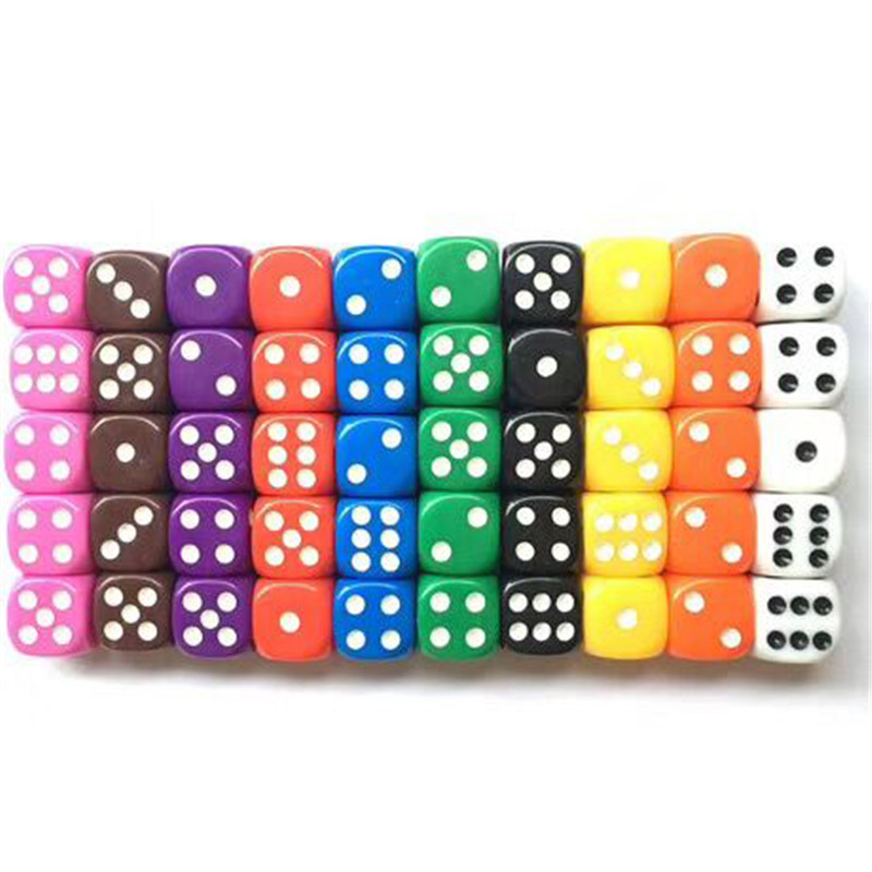 Board Game Viral - 10Pcs High Quality 16mm Multi Color