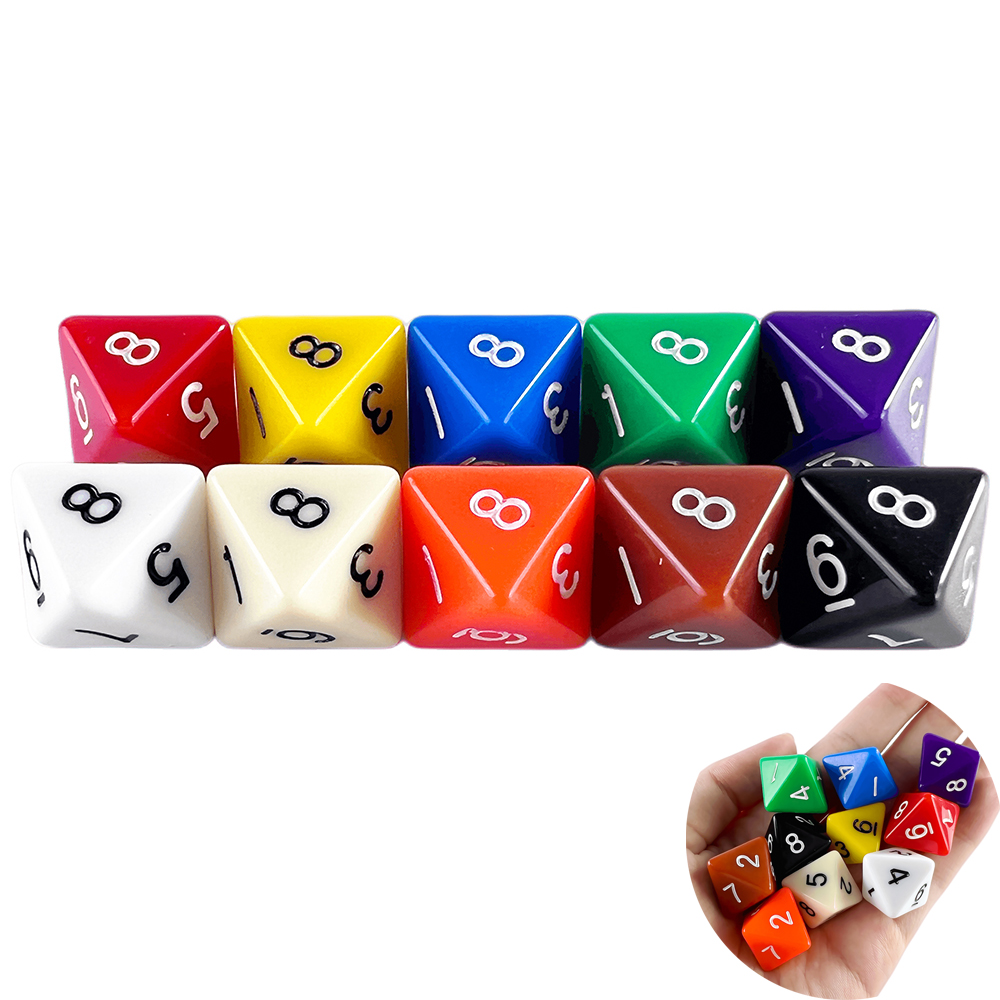Board Game Viral - D8 Polyhedral Dice 15.5mm TRPG DND