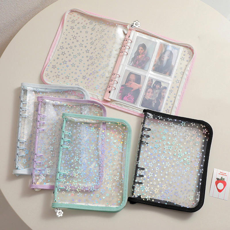 Board Game Book - A5/A6/A7 Star Zipper Binder Photocards Girl