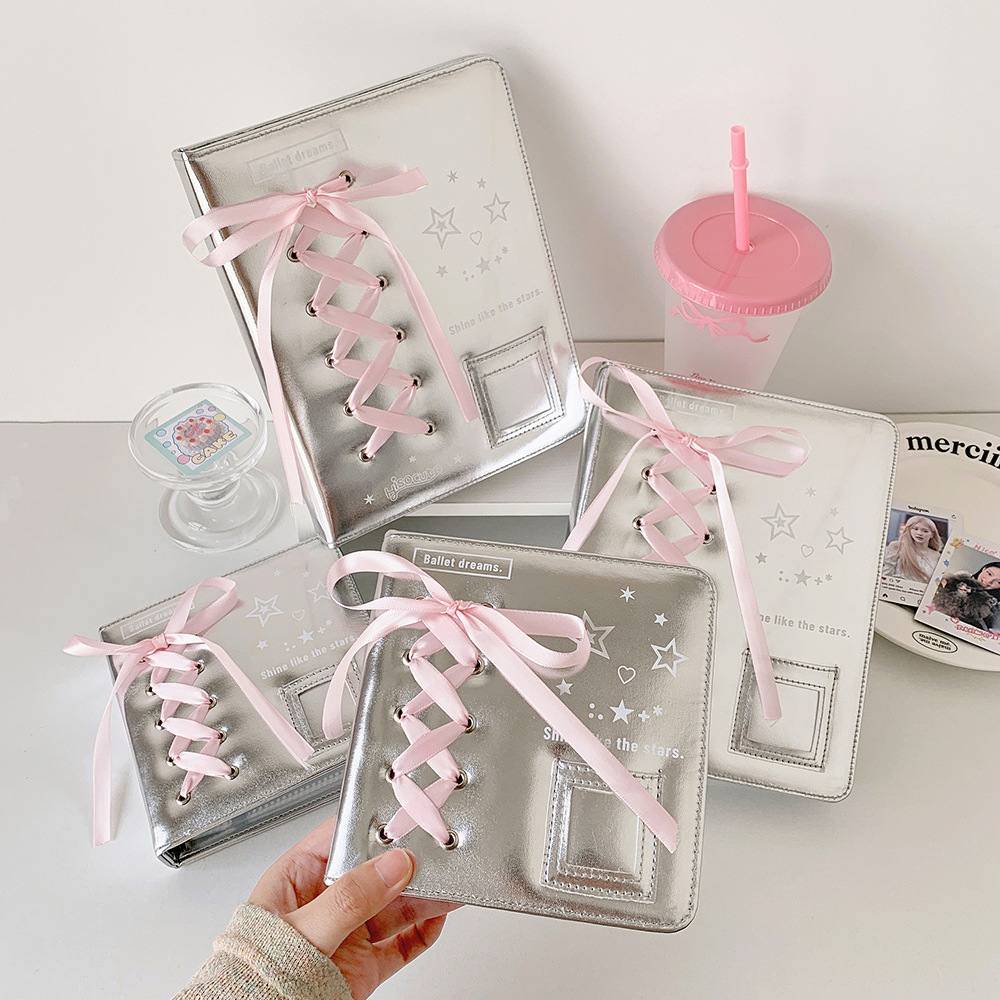 Board Game Book - Hisocute Silver Glossy PU Photo Card