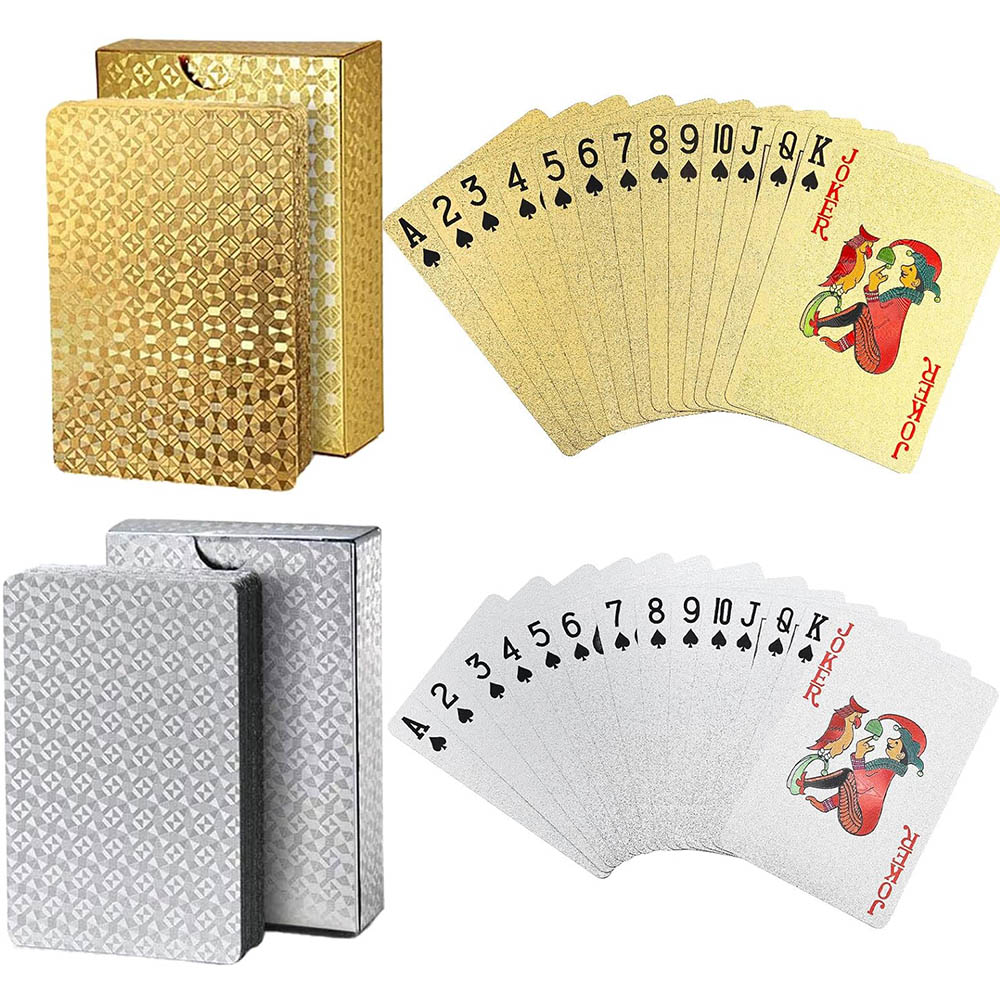 Board Game Viral - Playing Cards Waterproof Gold Plastic Poker