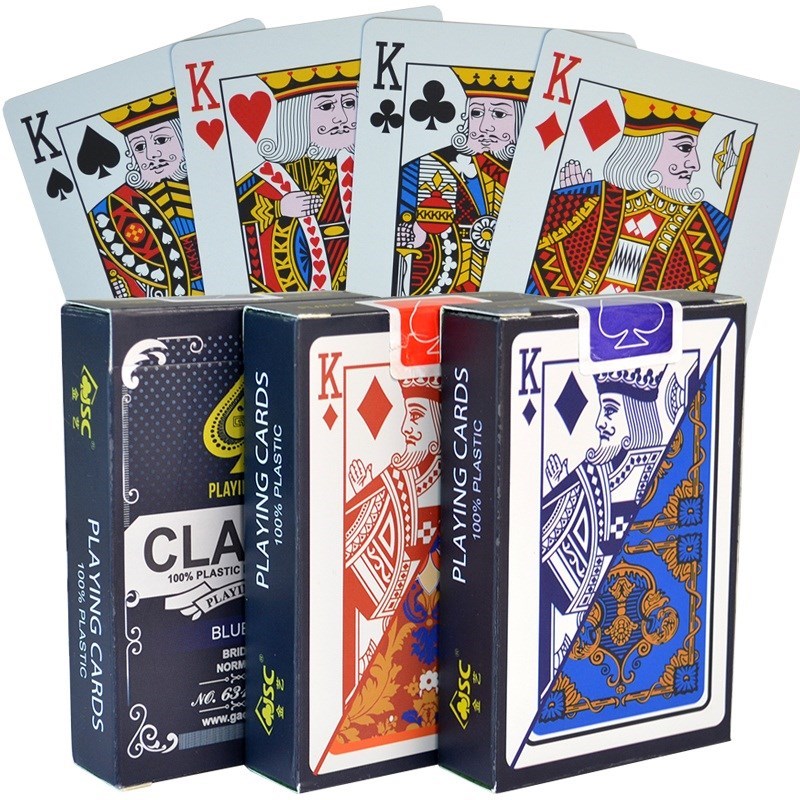 2pcs Poker Cards Plastic 100%  - Board Game Viral ulasan dan harga