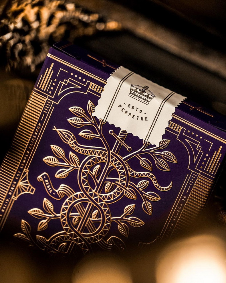 Purple Monarch Playing Cards b - Board Game Viral ulasan dan harga
