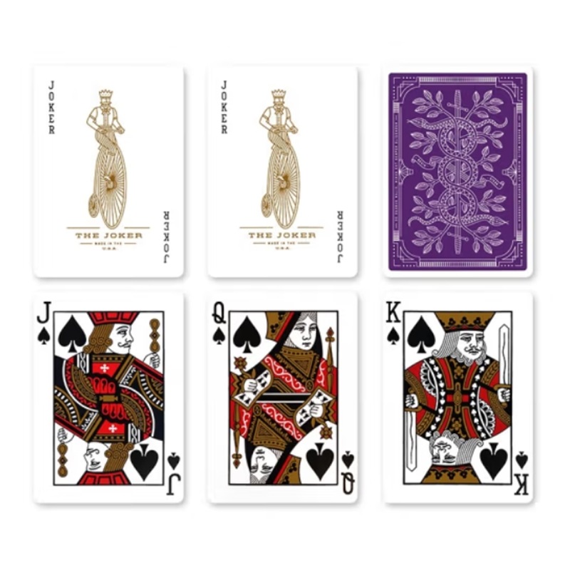 Purple Monarch Playing Cards b - Board Game Viral ulasan dan harga