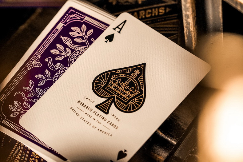 Purple Monarch Playing Cards b - Board Game Viral ulasan dan harga