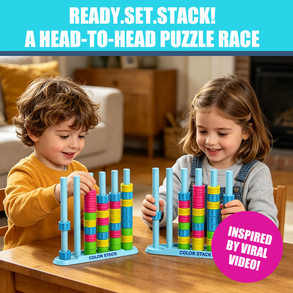 Color Stack Challenge A Fast-P - Board Game Quick ulasan dan harga
