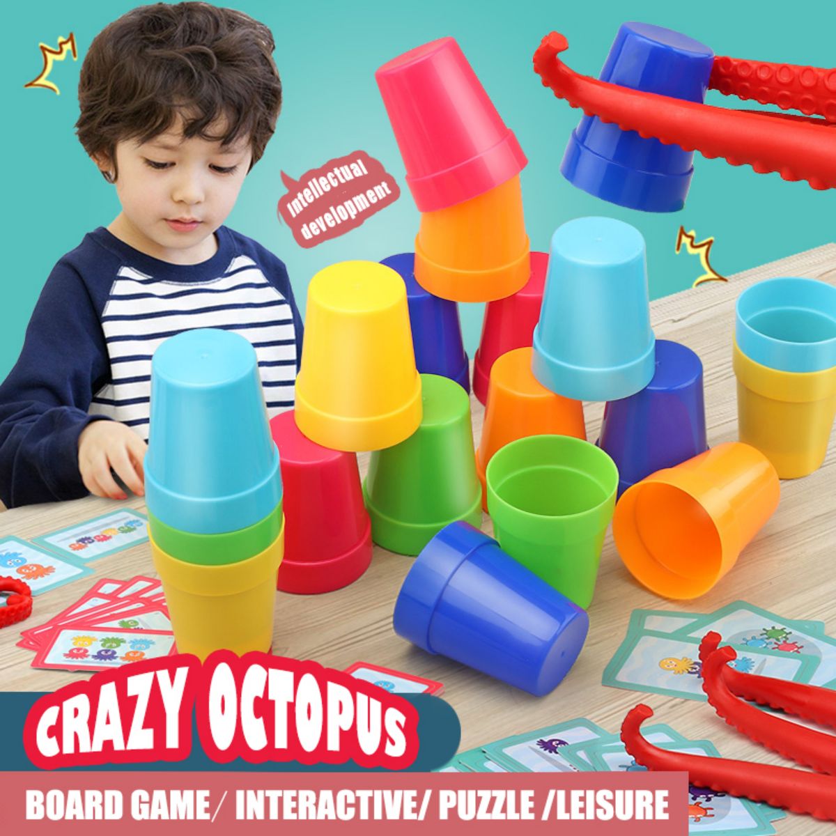 Crazy Octopus Parent-Child Int - Board Game Quick ulasan dan harga