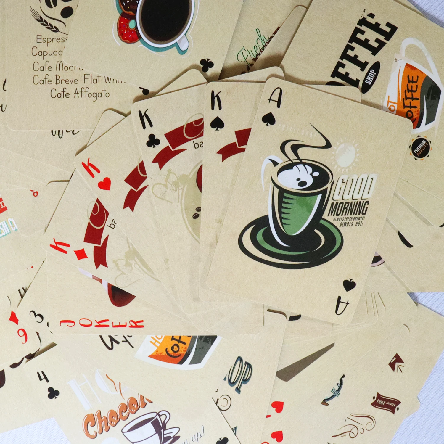 Coffee Paper Playing Cards Vin - Board Game Viral ulasan dan harga