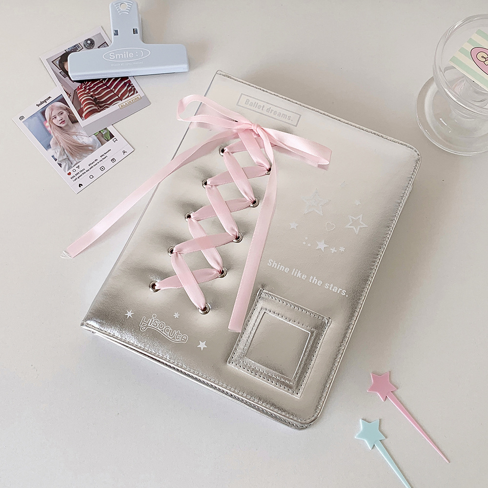 Hisocute Silver Glossy PU Phot - Board Game Book ulasan dan harga