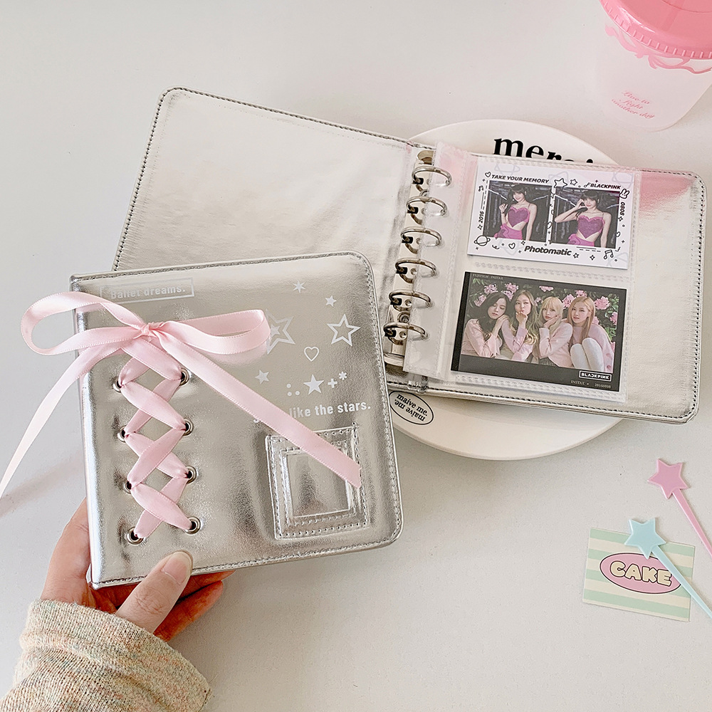 Hisocute Silver Glossy PU Phot - Board Game Book ulasan dan harga