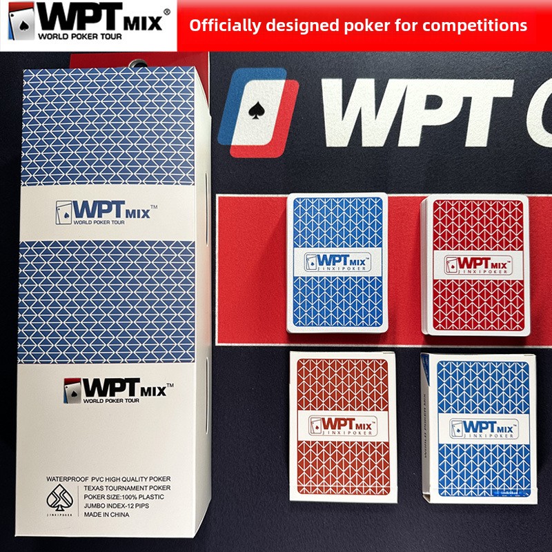 WPTTexas Hold'em Poker Cards H - Board Game Viral ulasan dan harga