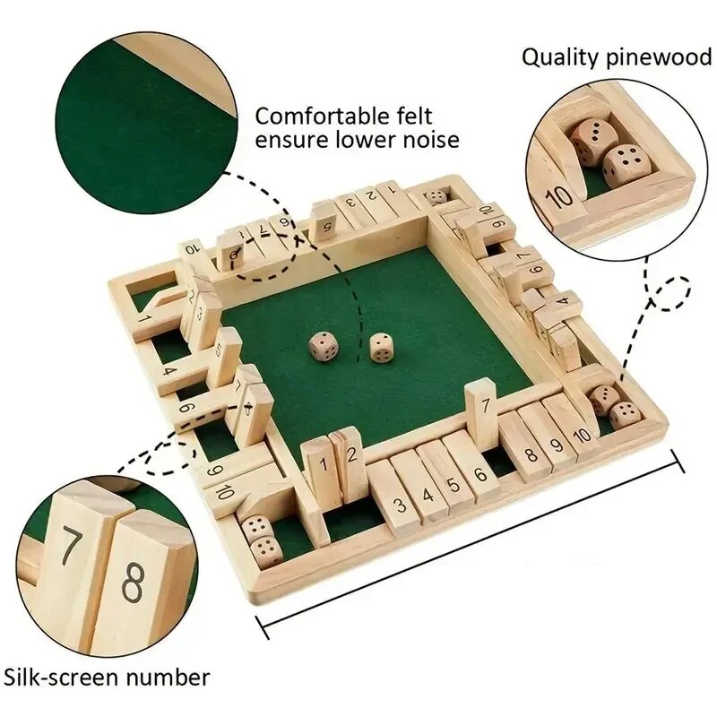 Deluxe Four Sided 10 Numbers S - Board Game Dnd ulasan dan harga